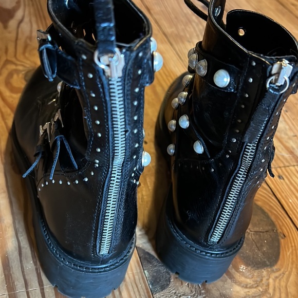 Zara Basic Collection boots with stylish embellishments. Will turn heads! - Picture 3 of 3